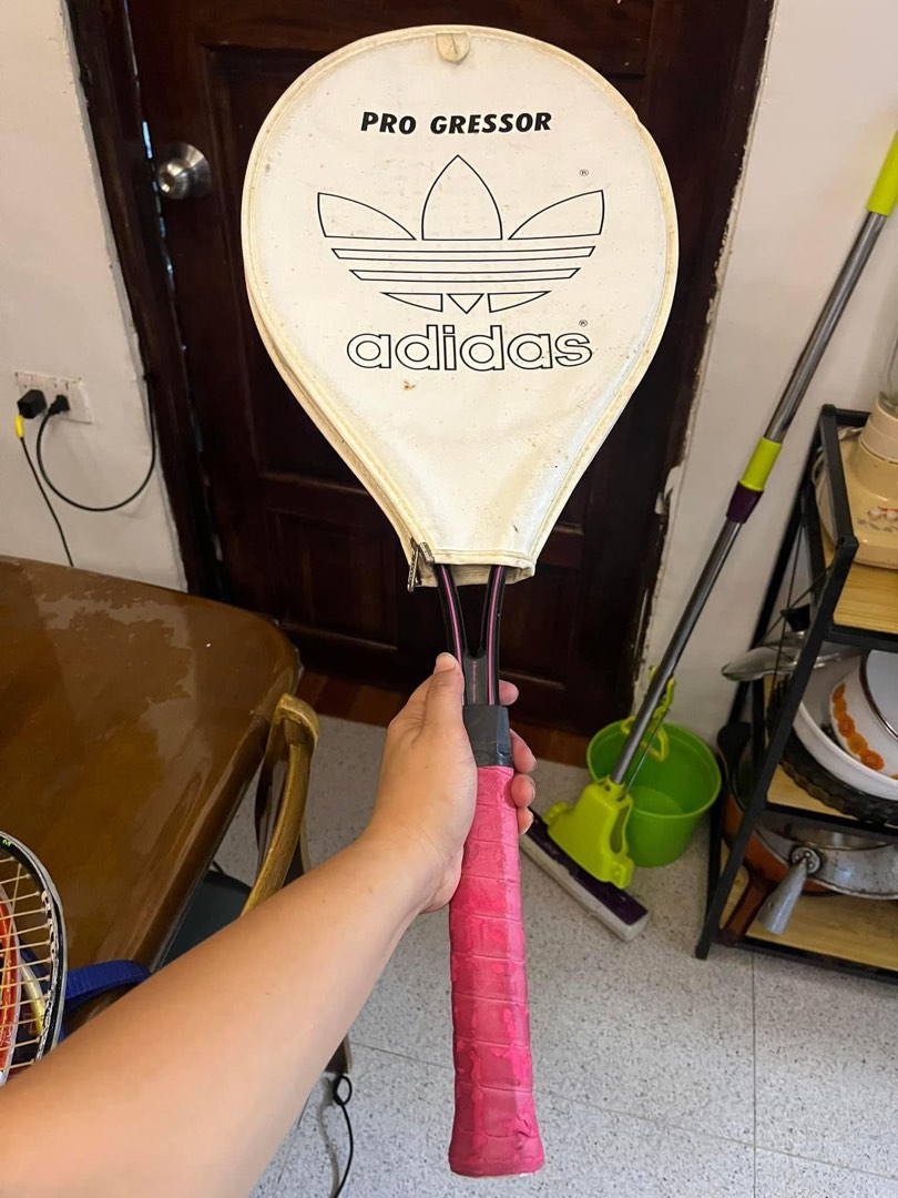 Adidas Racket, Hobbies & Toys, Memorabilia & Collectibles, Vintage ...