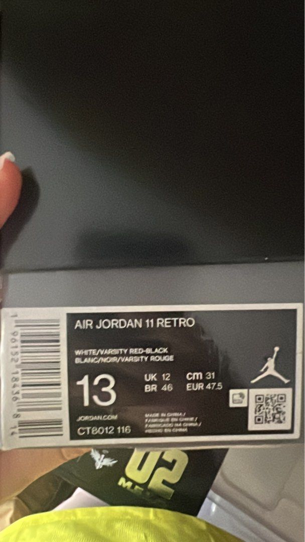 Air Jordan 11 Retro size 13 cherry Carousell