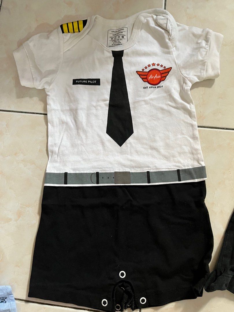 AirAsia Baby Pilot rompers