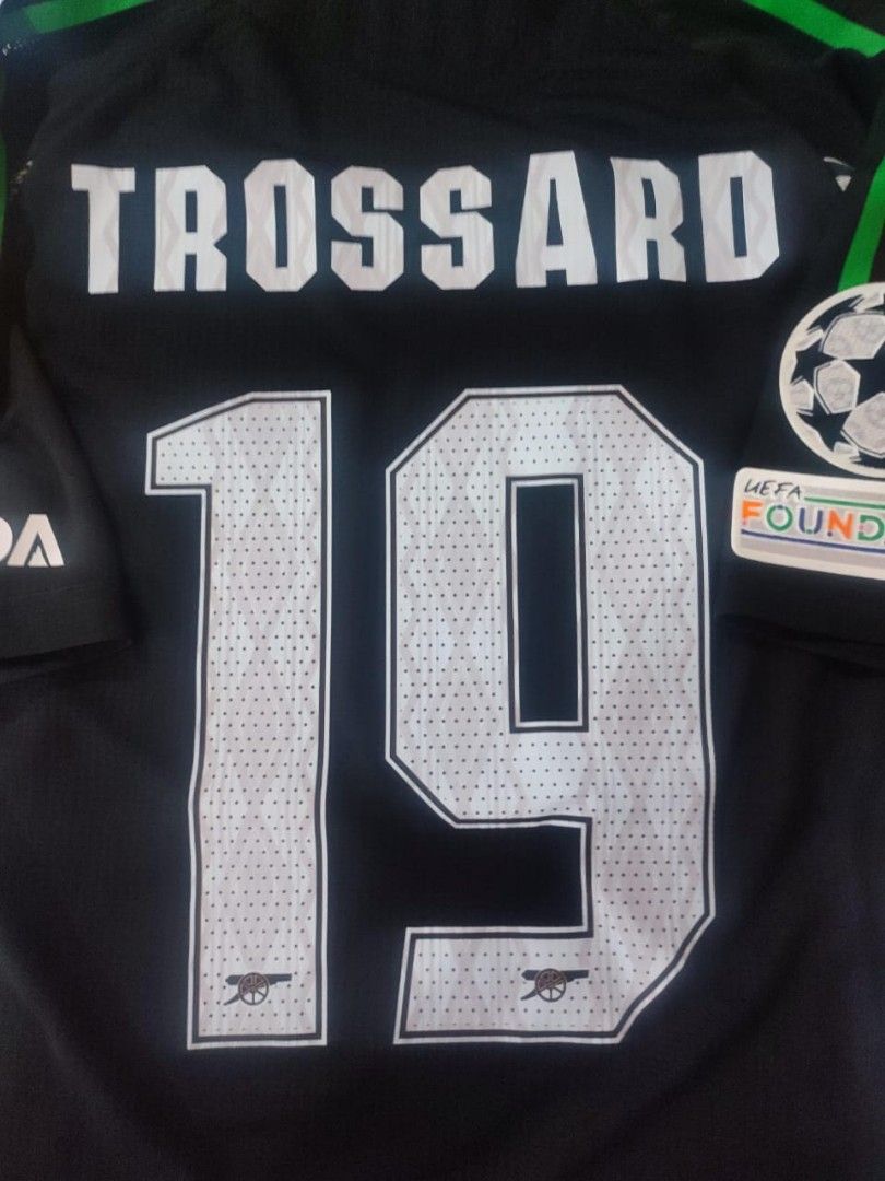 Arsenal away player custom name and number with UCL patches 24/25 ...
