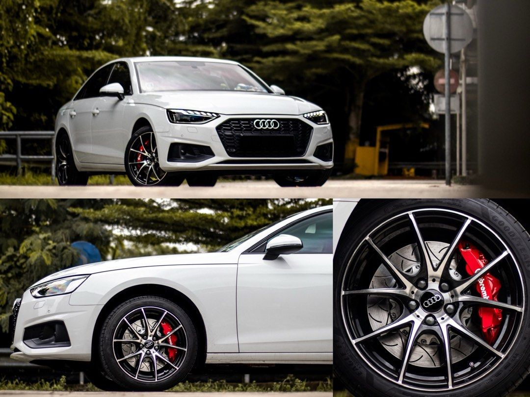 Audi BBK BREMBO F50 F40 GT6 GT4 18Z 20Z CTS-V AKEBONO 8N 9N Alcon TA4+ TA6+ Belfe E-Brake AP Racing CP9444 CP9440 CP9660 CP9540 CP9560 Oversized Rotor Kits ( A3 A4 A5 A6 A7 / S3 S4 S5 / Q3 Q5 / TT B8 B9 ) (Category: Tyres & Rims) located in Singapore. Submitted by A55_Brake (Listing ID 1204918427, Image 3). Description: • Our Shop Located in Malaysia JB ( Installation available at our store ) Whats4pp [ + 6 0 1 9 - 9 2 6 8 6 4 0 ] Instagram : @A5