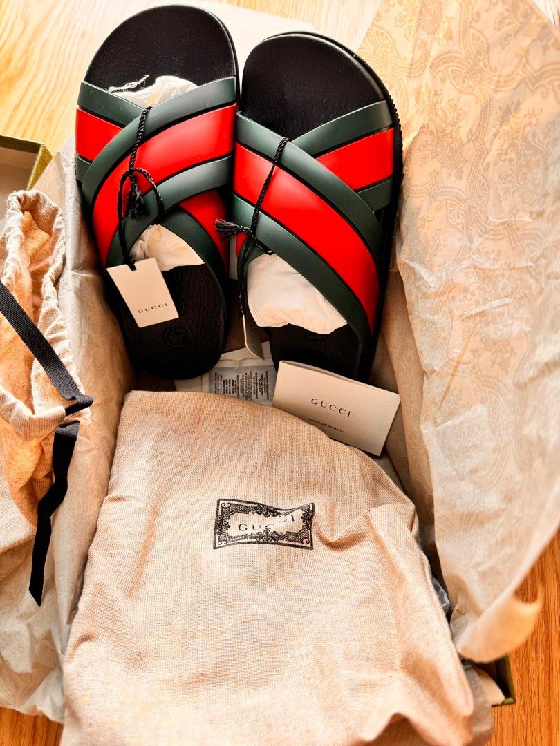 Gucci caleido slides sale