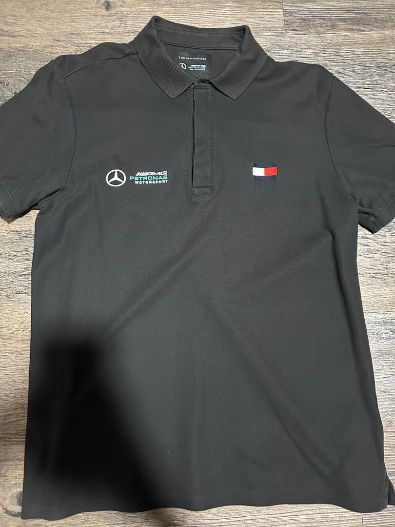 Authentic Mercedes Amg Tommy Hilfiger Polo Shirt Size M Men s Fashion Tops Sets Tshirts Polo Shirts on Carousell
