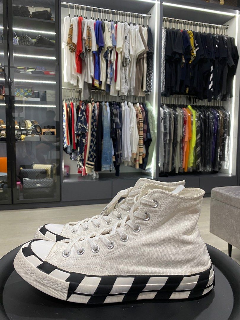 Authentic OW Off White Converse 2.0 UK7.5 Men s Fashion Footwear Sneakers on Carousell