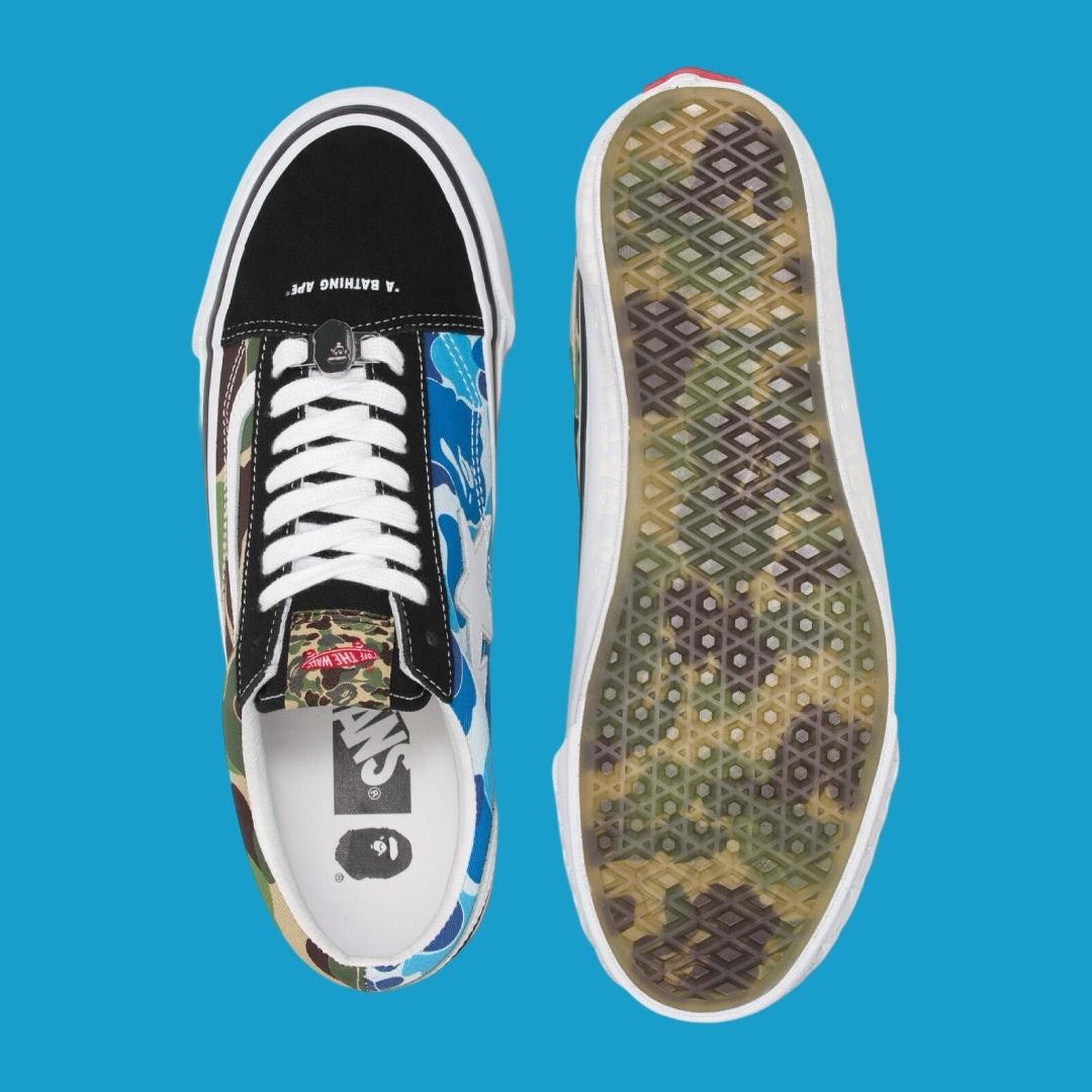 BAPE x VANS OLD SKOOL LX Men s Fashion Footwear Sneakers on Carousell