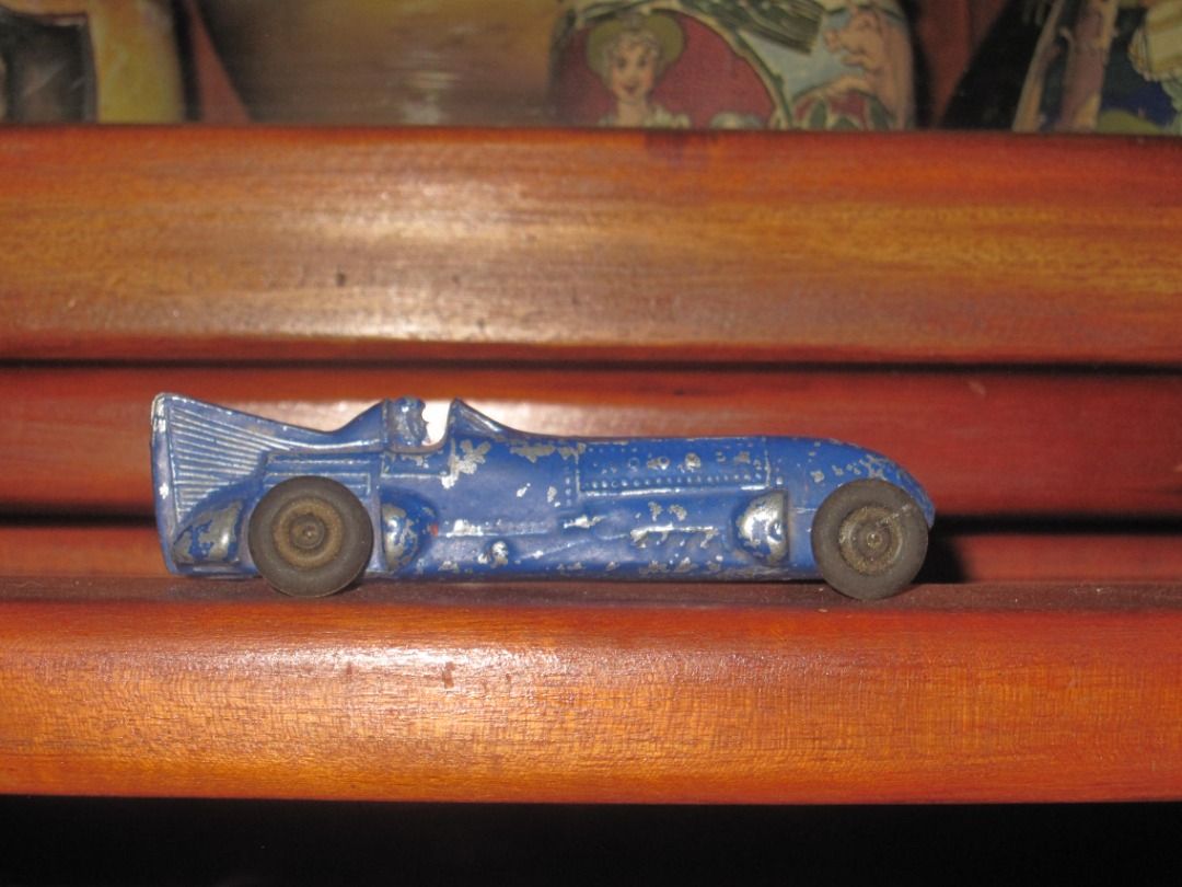 Barclay 1920's Slush Cast Bluebird Land Speed Racer Toy Car, Hobbies ...