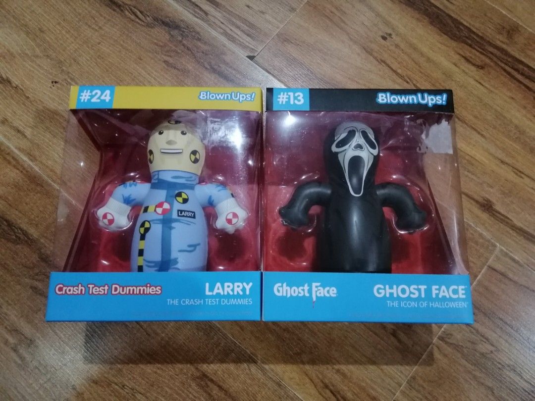 Blown Ups! Set of two (Category: Designer & Blind Box Toys) located in Quezon City. Submitted by goldencity1964 (Listing ID 1317162623, Image 1). Description: From my personal collection Selling my two last pieces of Blown Ups! Collectibles 1. Ghost face 2. Larry CTD Brand new still in orginal conditioned boxes .. Sealed.. Never Opened Great for collectors / great for gifts ni Text for meet up.