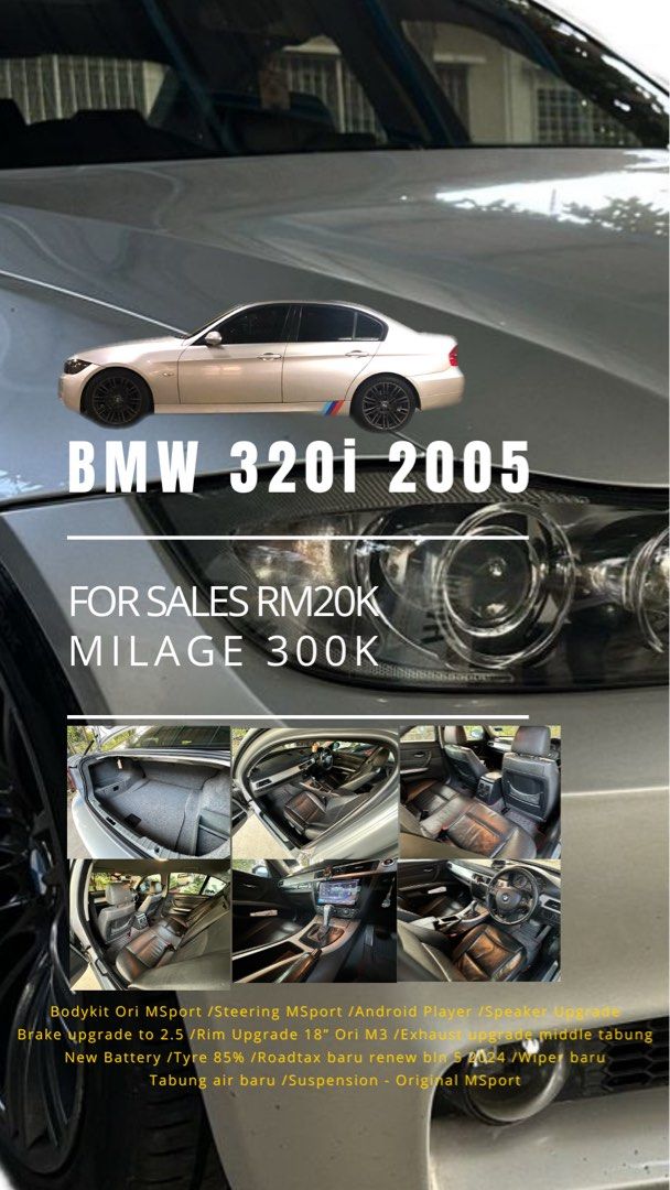 BMW E90 320i N46 Valvetronic, Cars, Cars for Sale on Carousell