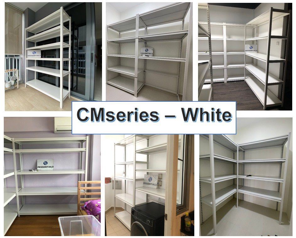 Boltless Storage Racks Black White Cream Wholesale Ready