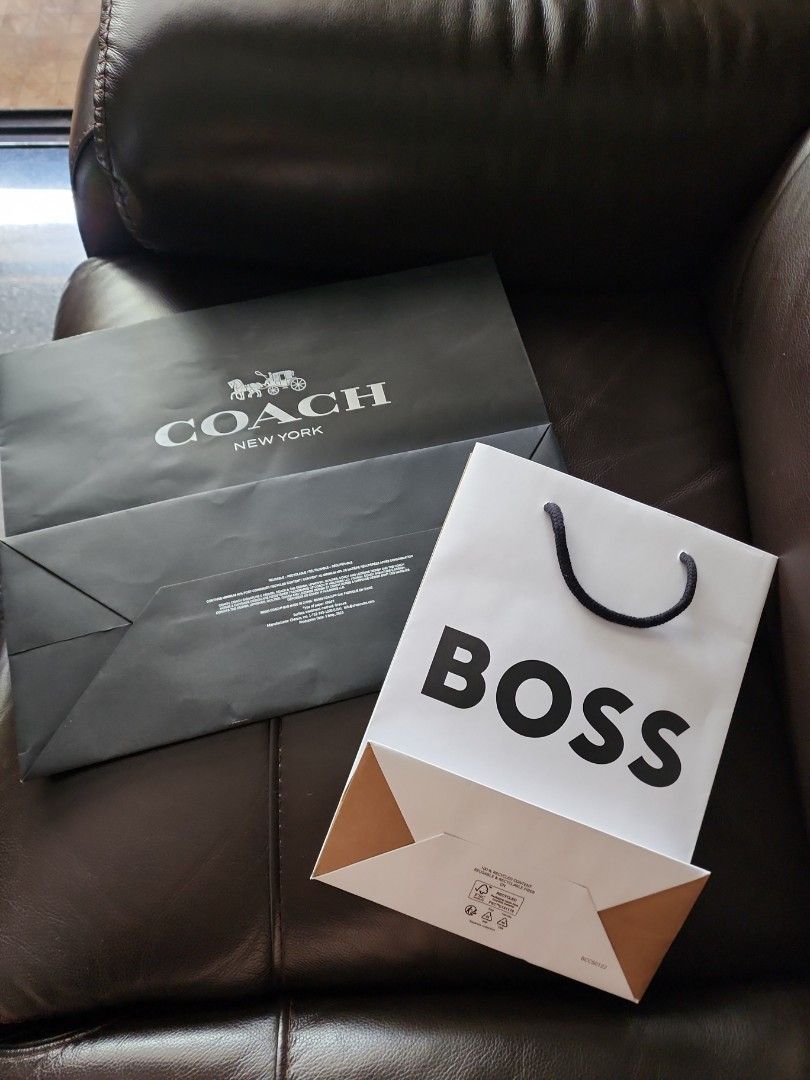 Coach paper bag on sale