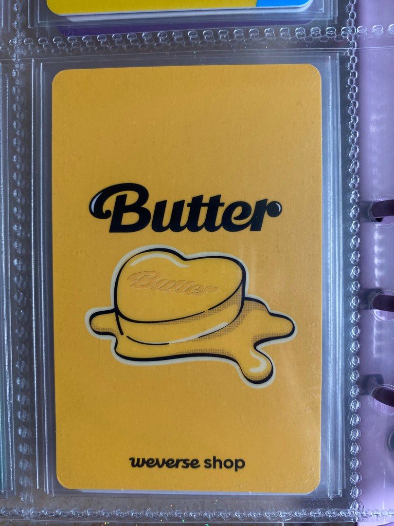 BTS Yoongi Suga Butter Weverse POB pc (Category: K-Wave Merchandise) located in Manila. Submitted by kookoocart (Listing ID 1317008720, Image 2). Description: 𓂋 mint condition 𓂋 loc: mnl 𓂋 mod: sdd/ggx/j&t/jrs/lbc 𓂋 mop: gcash twt: @kookoocart.