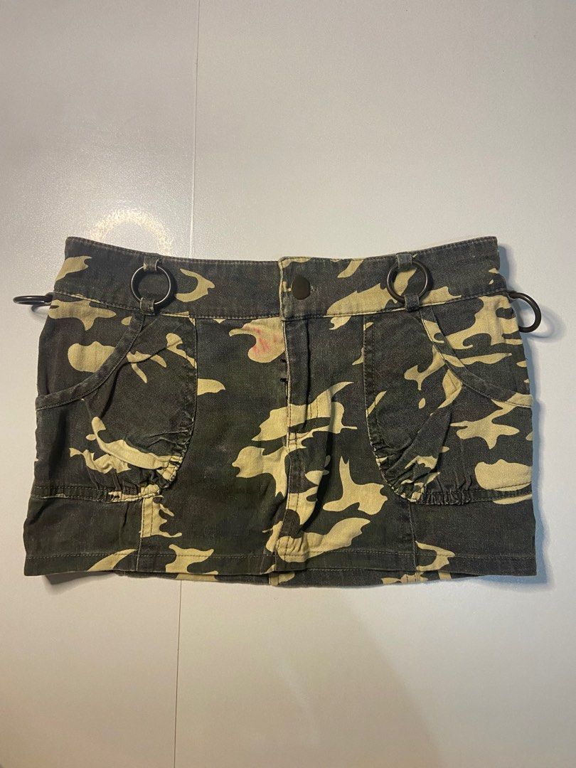 Cargo micro skirt store
