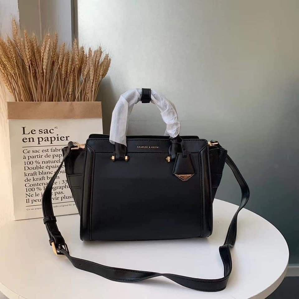 Charles and keith boxy trapeze bag new arrivals