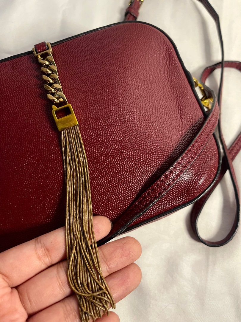 Shoulder Bag Charles And Keith Maroon Sling Bag CHARLES KEITH