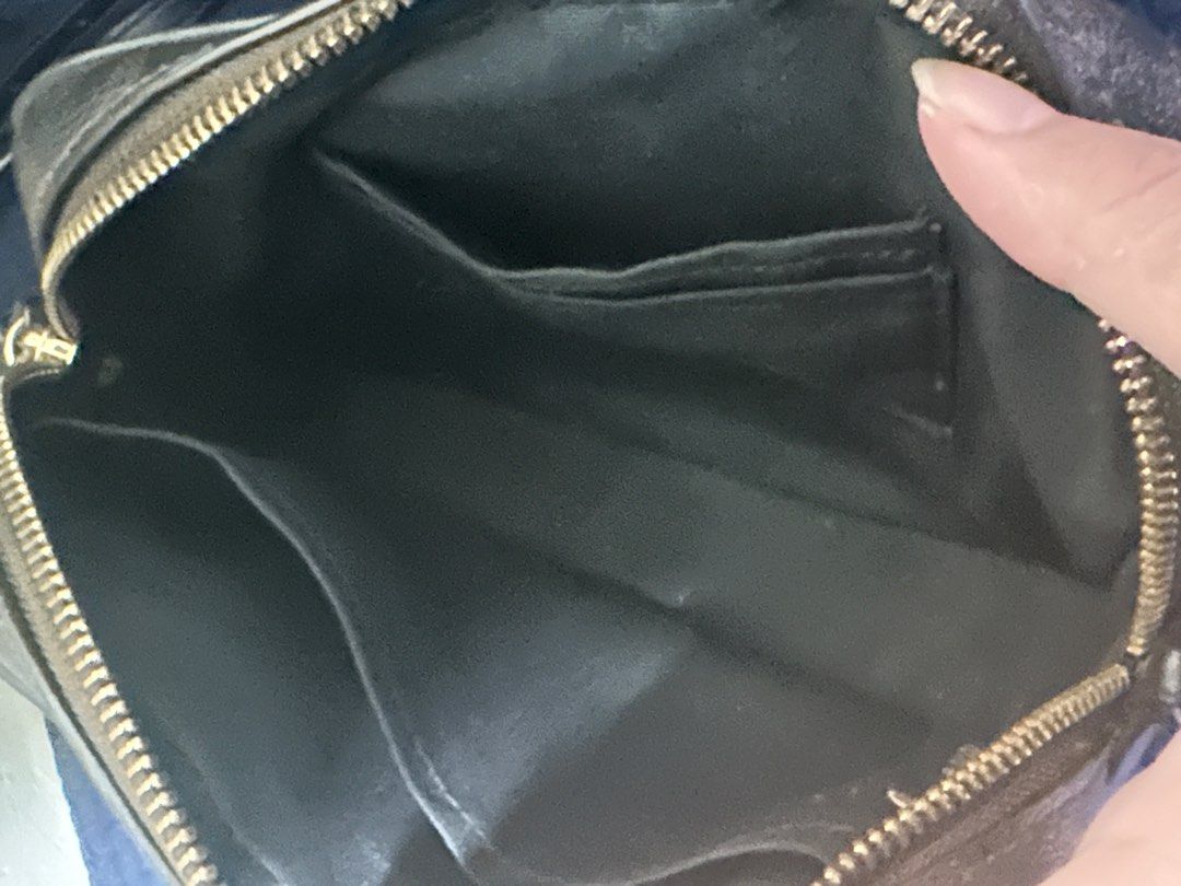 Coach Mini Camera Bag (Category: Luxury Bags & Wallets) located in Marikina City. Submitted by prelovedshopbyj (Listing ID 1317145949, Image 3). Description: RFS: Decluttering. Bought from Coach Outlet. - Adjustable strap with 23” drop for shoulder or crossbody wear - 71/4” (L) x 51/4” (H) x 2” (H).