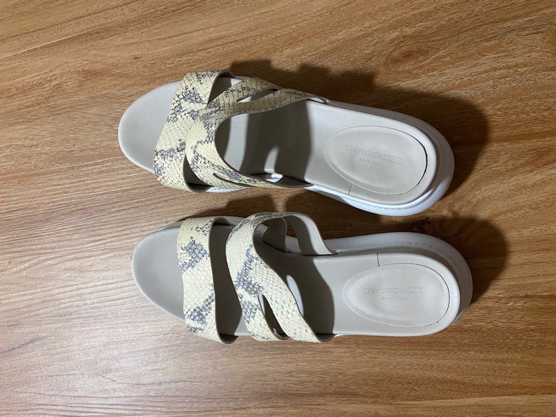 Cole Hann Snake Skin Sandals (Category: Sandals) located in Pasig City. Submitted by mbtra (Listing ID 1317095695, Image 1). Description: - US WOMEN 8.5 - slightly used but great condition - price is SLIGHTLY negotiable.