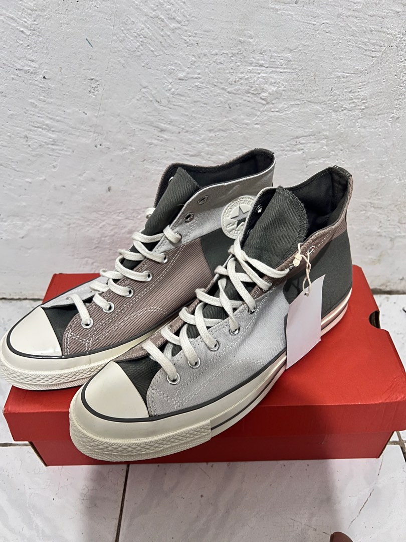 Converse 70 HI Origin Story/Wonder Stone Sz 45, Fesyen Pria, Sepatu ...