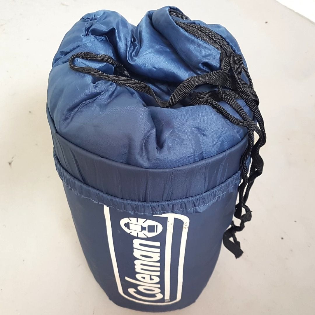 Deluxe Coleman Sleeping Bag Breeze with Hood Model Waterproof all Weather Comfortable Sleep Quilt like Camping Road trip Hiking Active