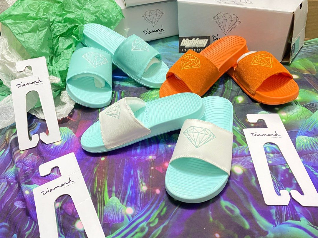Diamond supply co sandals top