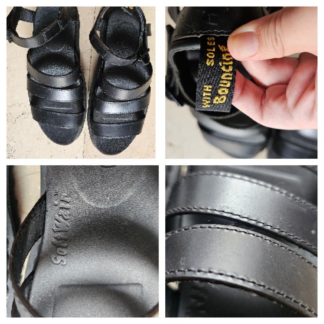 Doc Martens Leather Sandals (Category: Sandals) located in Makati City. Submitted by fosterkid (Listing ID 1317150651, Image 1). Description: size 10. like new. used twice only..