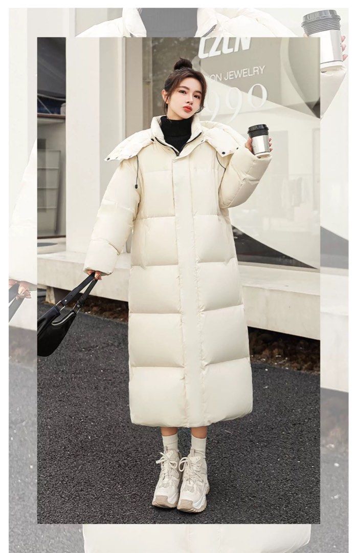 Duck Down Winter Coat Extra long and thick Women s Fashion Coats Jackets and Outerwear on Carousell