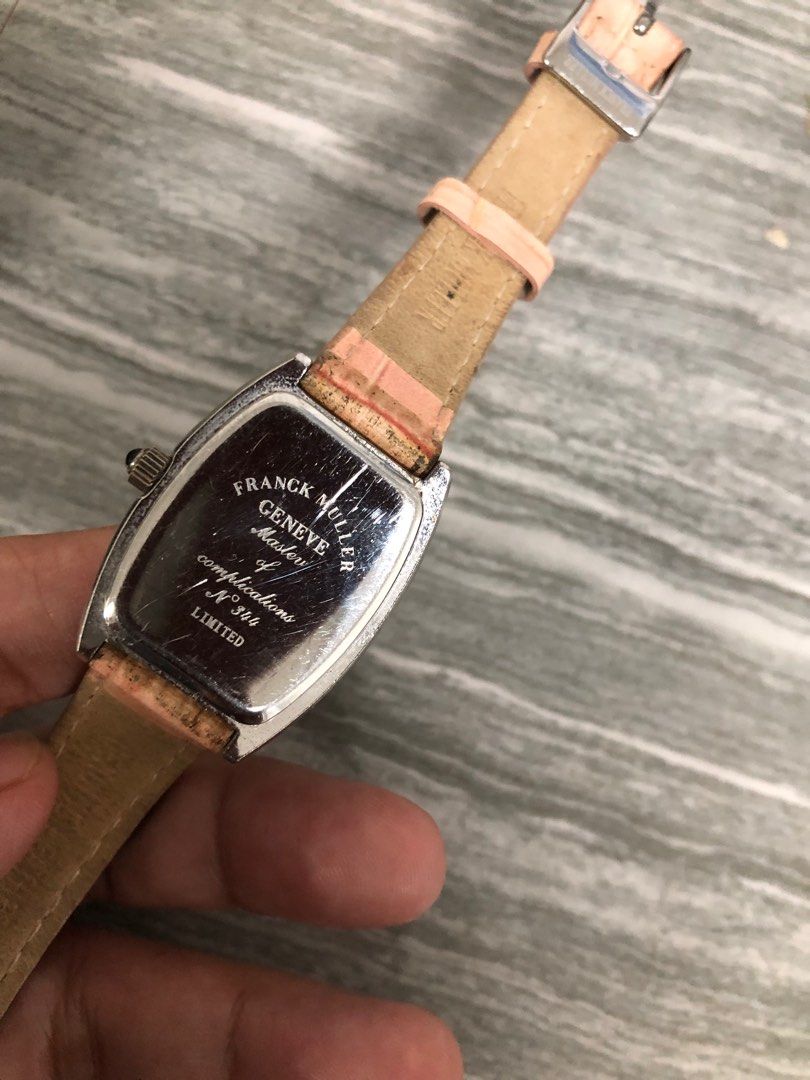Frank muller (Category: Women's Watches) located in Angeles City. Submitted by phynes (Listing ID 1317176509, Image 2). Description: Issue 2 stone missing In good condition Short bracelet kasi small wrist ako .