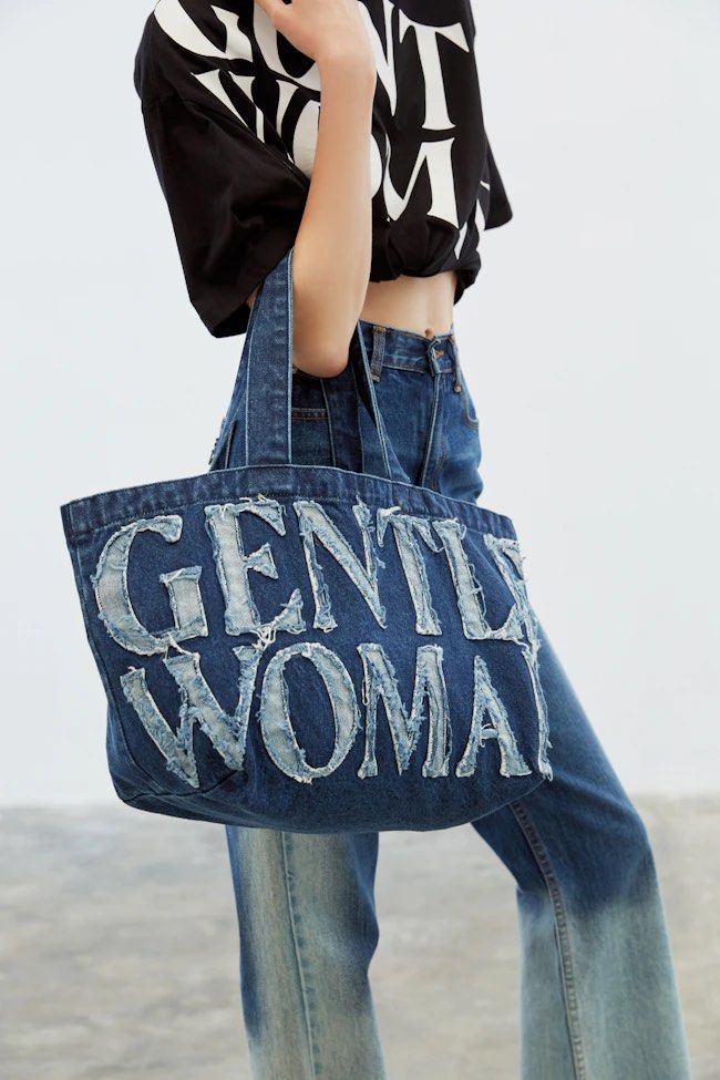 Women's denim handbags hotsell