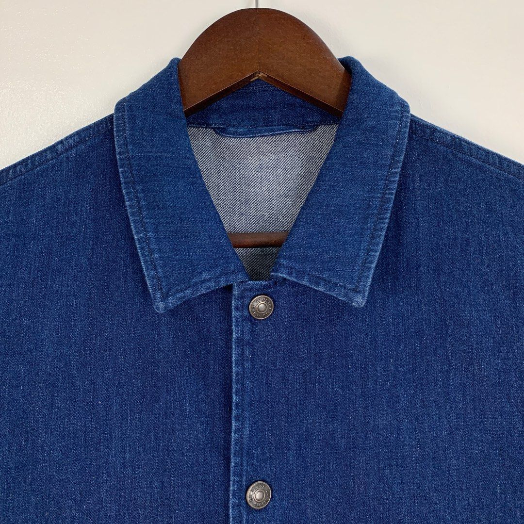 GU Denim Coach Jacket
