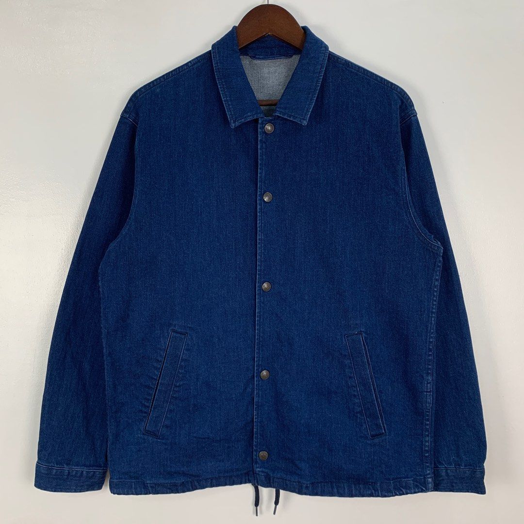 GU Denim Coach Jacket