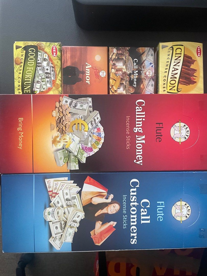 HEM and Flute Cone and Incense Sticks (Category: Home Fragrance) located in Manila. Submitted by rravio (Listing ID 1317015706, Image 2). Description: Selling HEM and Flute brand incense cones and incense sticks. Just let me know, what type do you need and I’ll find it for you. 1 box = 70 1 mother box (6boxes) = 380 3 mother boxes = 350 .