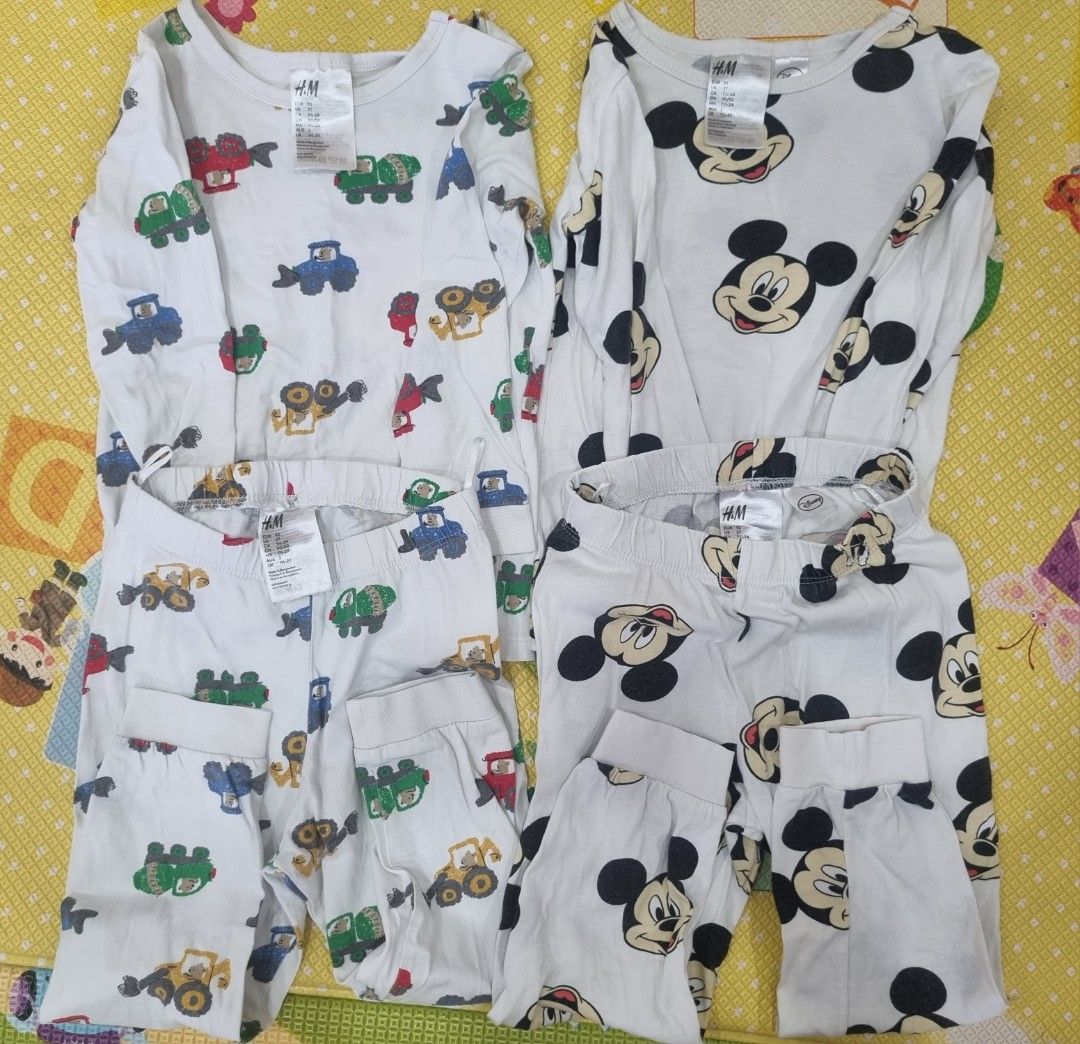 H M Baby boy pyjamas sleepwear bundle