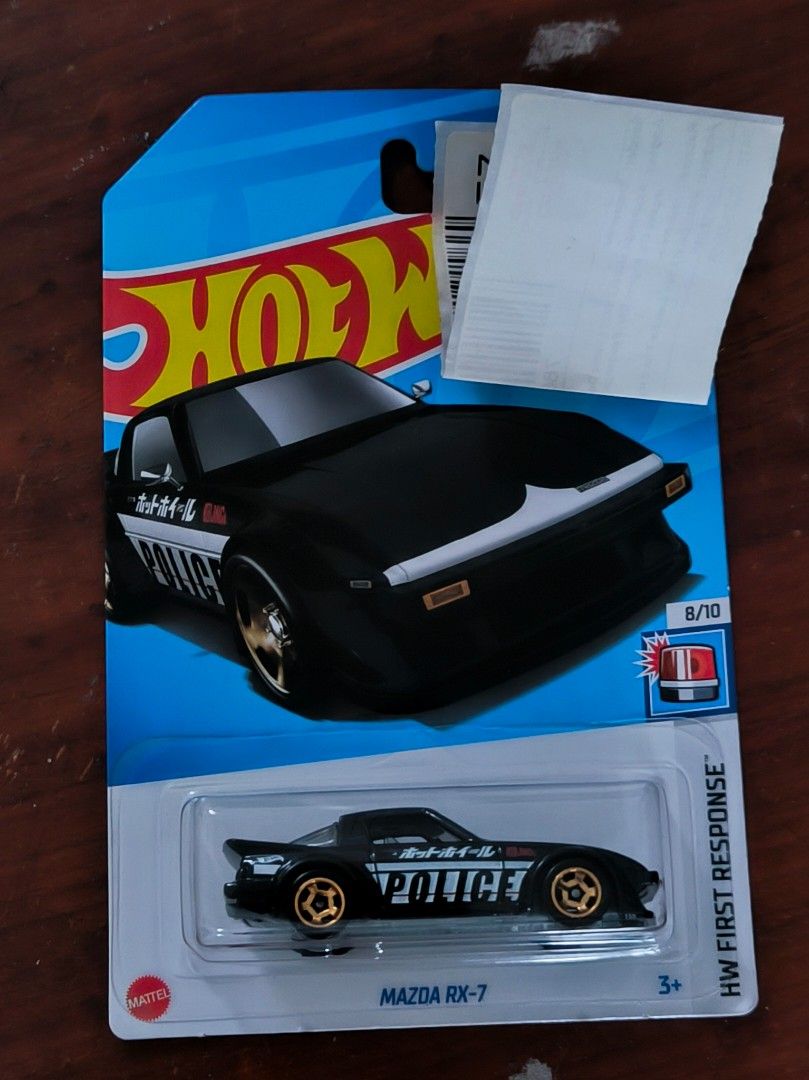 Hot Wheels Mazda RX-7 2024 (Category: Vehicle & Diecast Models) located in Angeles City. Submitted by yellowbrickstore (Listing ID 1317017371, Image 1). Description: Basa po muna bago DM Visit enstack.ph/yellowbrickstore price : FIXED napo tayo Availabile Pa Ba? : YES (no reply for this question) Payment: GCASH,BPi bank Shipping: JNT or LBC cop hm shipping? - see picture bnew sealed in card may have some soft corners payment first po tayo No rese