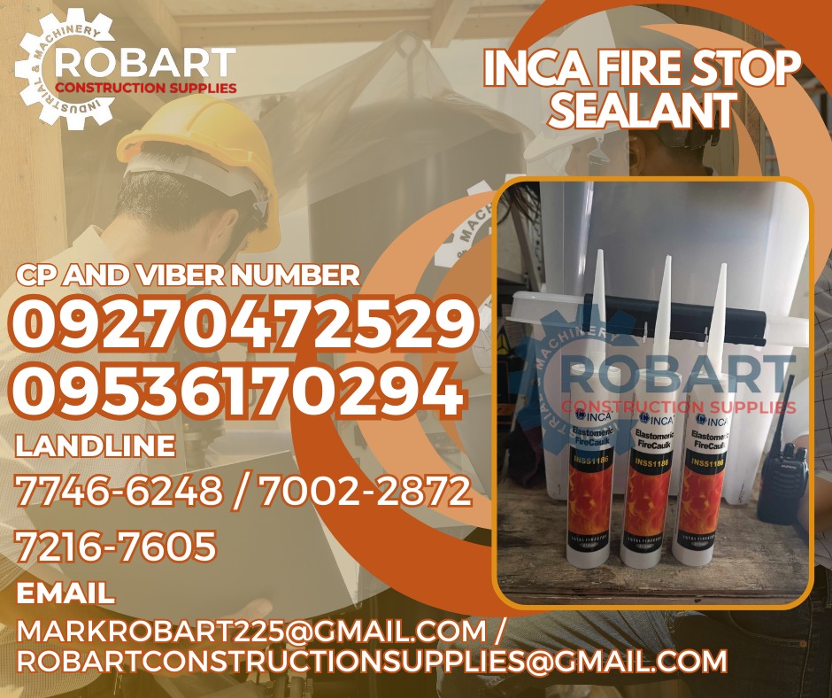INCA Fire Stop Sealant, Commercial & Industrial, Industrial Equipment ...