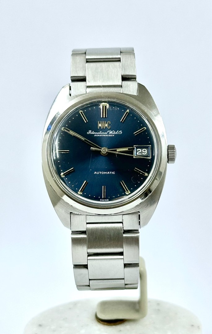 IWC 1827 34 mm C.8541B IWC IWC 1827 Original Blue Dial Stainless Steel Watch 34 mm