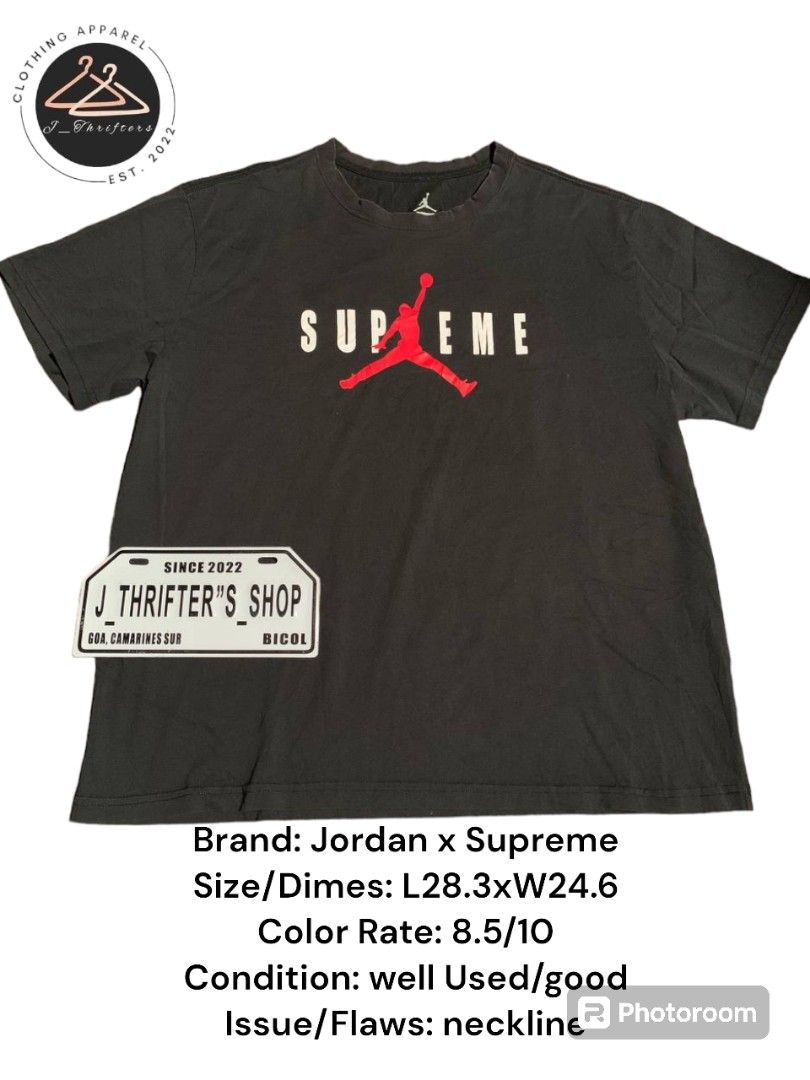 Maglietta supreme jordan outlet