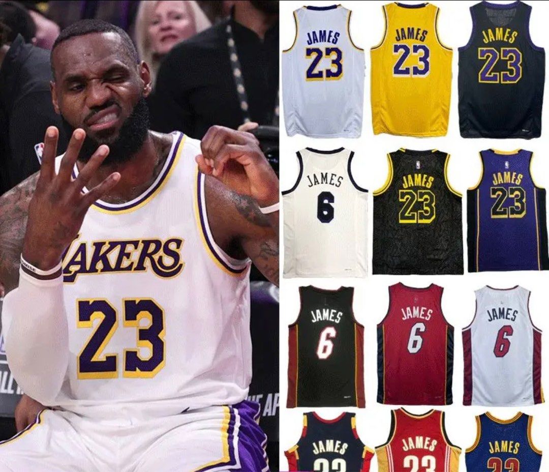 Lebron james jersey size deals