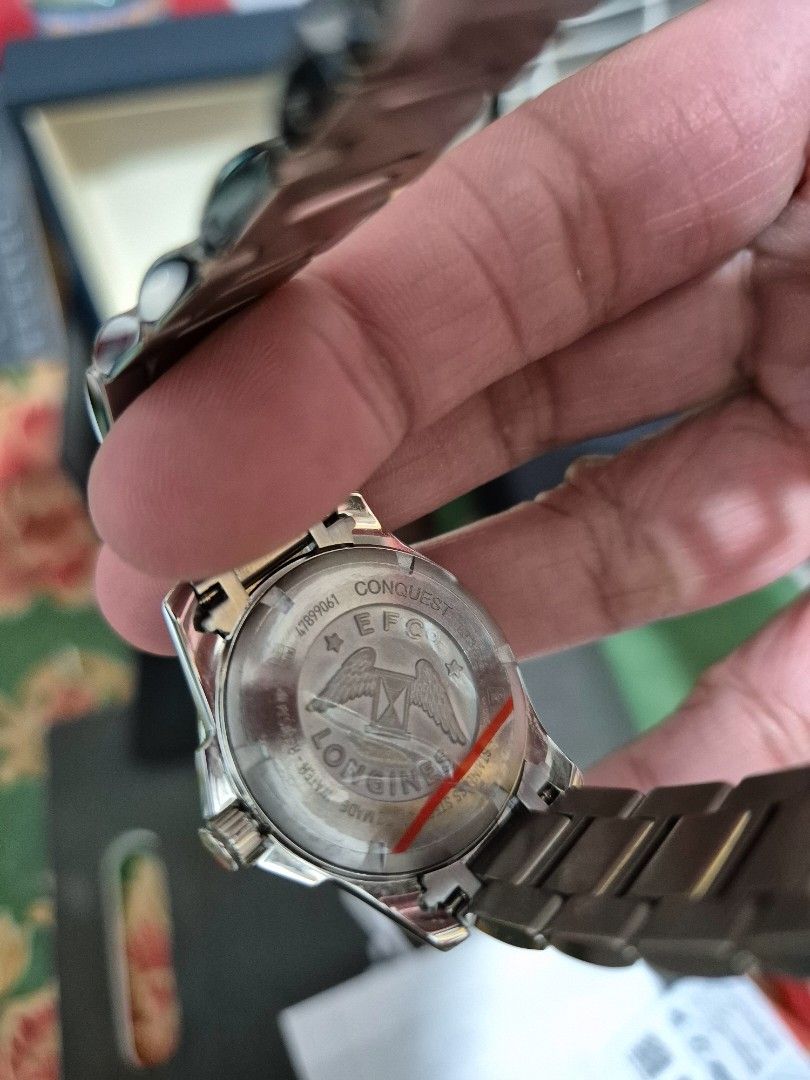 Longines Conquest Women 34mm (Category: Luxury Watches) located in Cavite. Submitted by thineramos (Listing ID 1317132555, Image 3). Description: Original Longines Conquest Women Watch 30mm. -Stainless -Sappire Crystal -Quartz Movement Bought last July2024 for 52800. Selling for 48k. Can be consider as brandnew RFS: Due to impulse buying, in need of cash..