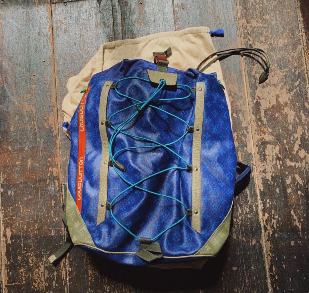 Louis vuitton pacific blue backpack clearance