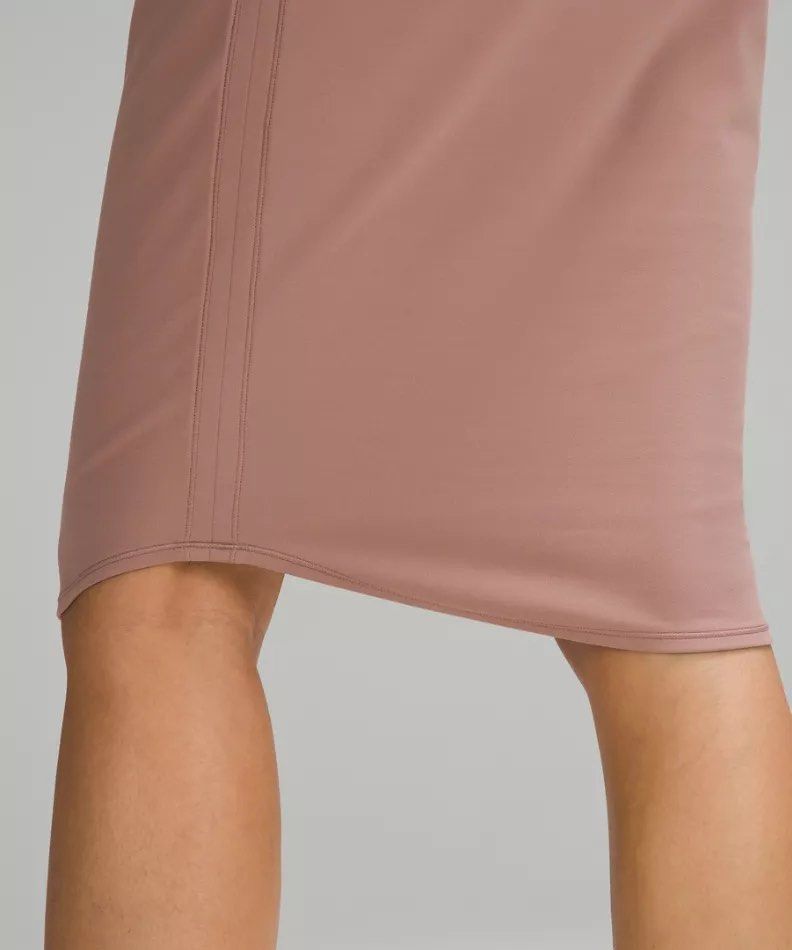 shirred nulu midi tank dress Shirred Nulu Midi Tank Dress