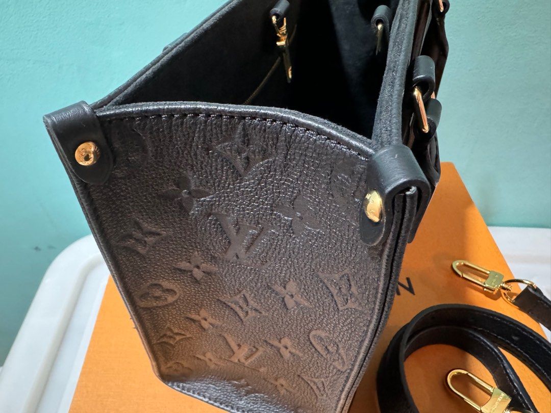 LV on the go PM (Category: Luxury Bags & Wallets) located in Quezon City. Submitted by rachellec (Listing ID 1317173738, Image 2). Description: With box & dustbag.