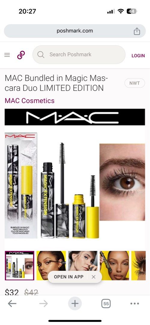 MAC Bundled in Magic Mascara Duo LIMITED EDITION (Category: Makeup) located in Manila. Submitted by racowan (Listing ID 1317123373, Image 1). Description: Brand new in the box, never sampled/swatched, LIMITED EDITION Bundled in Magic Mascara Duo from MAC Cosmetics *SOLD OUT ONLINE* Contains crystal elixir powder to intensify its color for a blacker-than-black finish, while the 5mm fibre, lift, lengthen & intensify, giving you an extravagant false