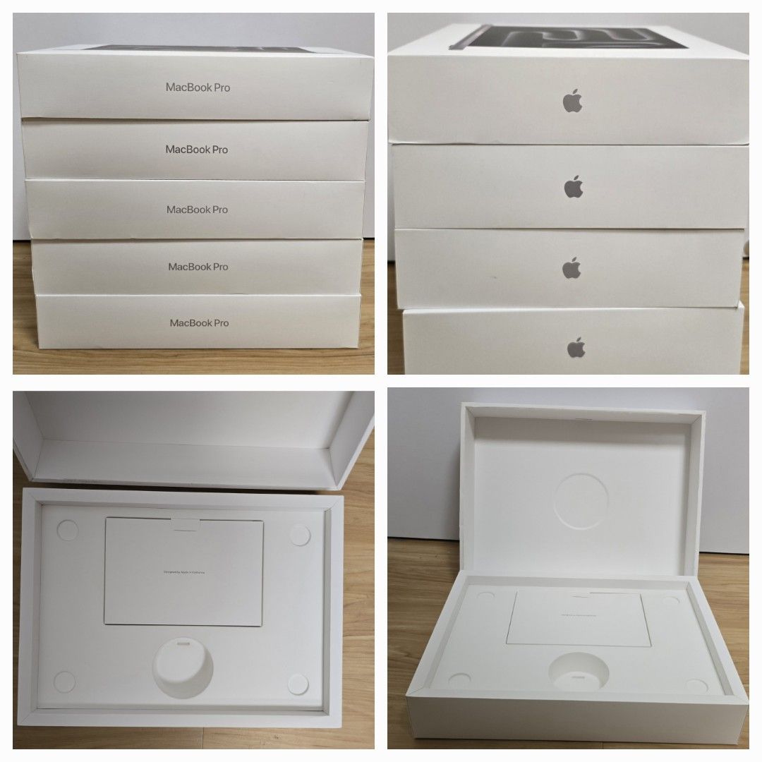 空盒！Macbook Pro M3 14吋 空盒（A2918）, 電腦及科技產品, 電腦周邊產品, 其他電腦及電子周邊產品在旋轉拍賣