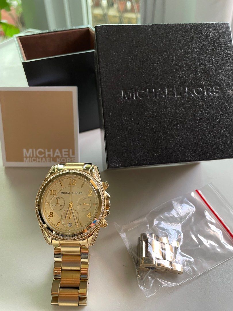 Michael Kors Women Blair Gold Watch MK5166 Women s Fashion Watches Accessories Watches on Carousell