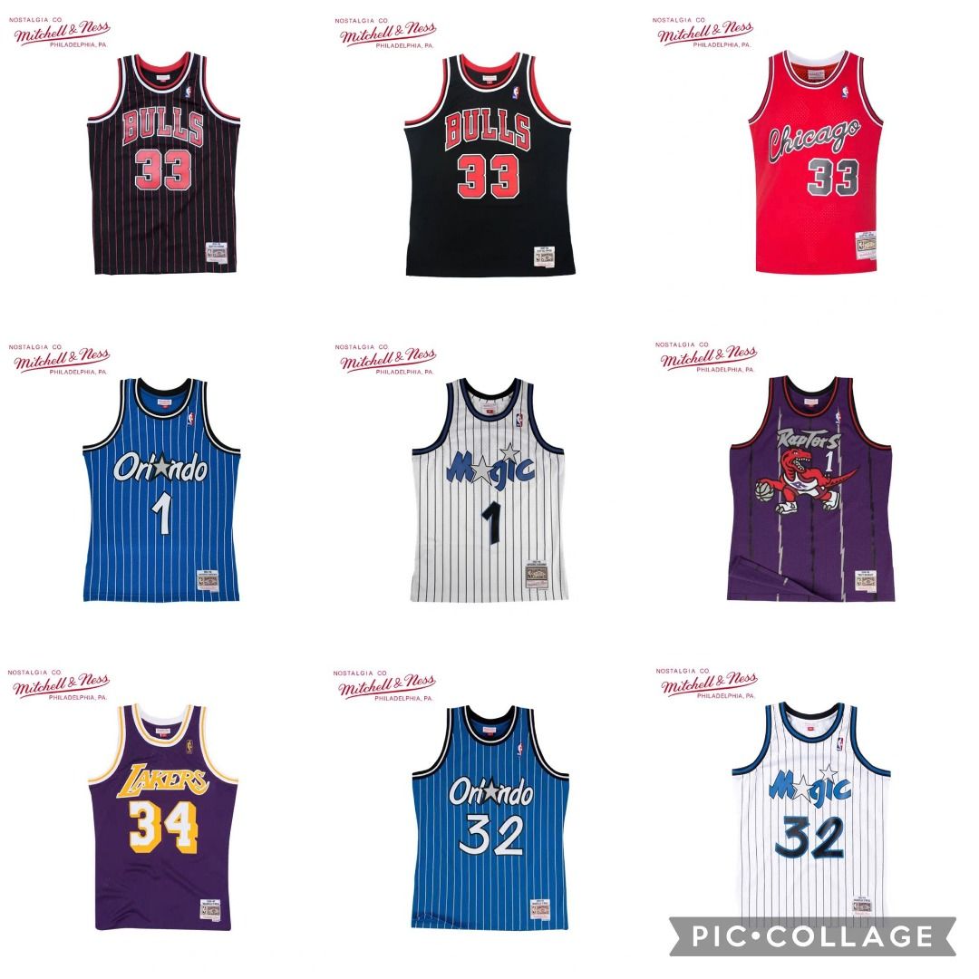 MN Pre order Mitchell Ness Swingman Jersey O Neal Pippen Penny Iverson Rodman Carter Nowitzki Nash Tmac Carousell