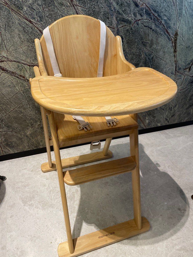 Mothercare wooden high chair deals
