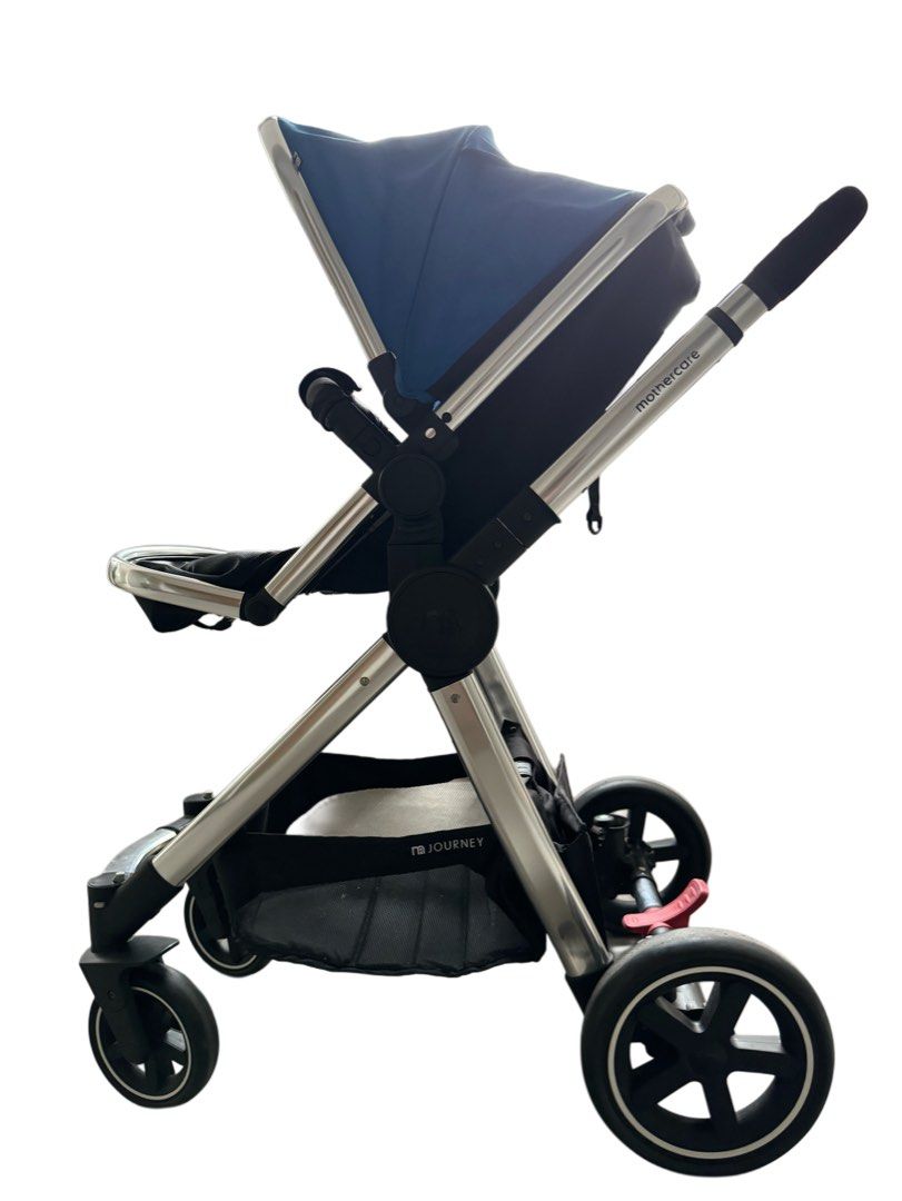Mothercare blue pram shop