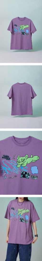 現貨！NewJeans How Sweet T-shirt (Purple Minji) [M] NewJeans