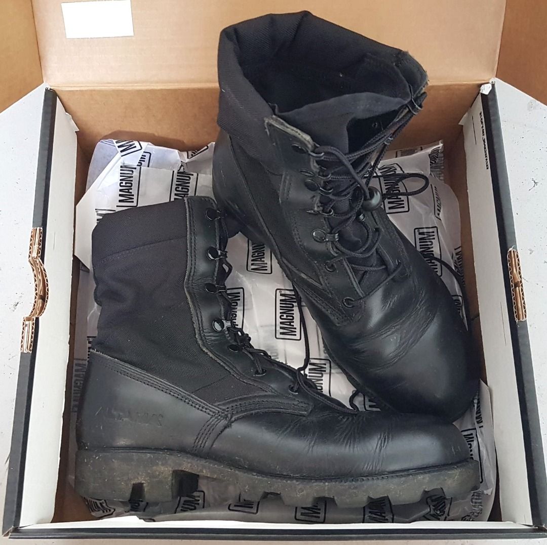 Original ALTAMA Combat Boots Altama Jungle PX Model US 9 UK 8 EU 42 Designer Military Black High Cut Boots Safety Shoes Tactical Footwear