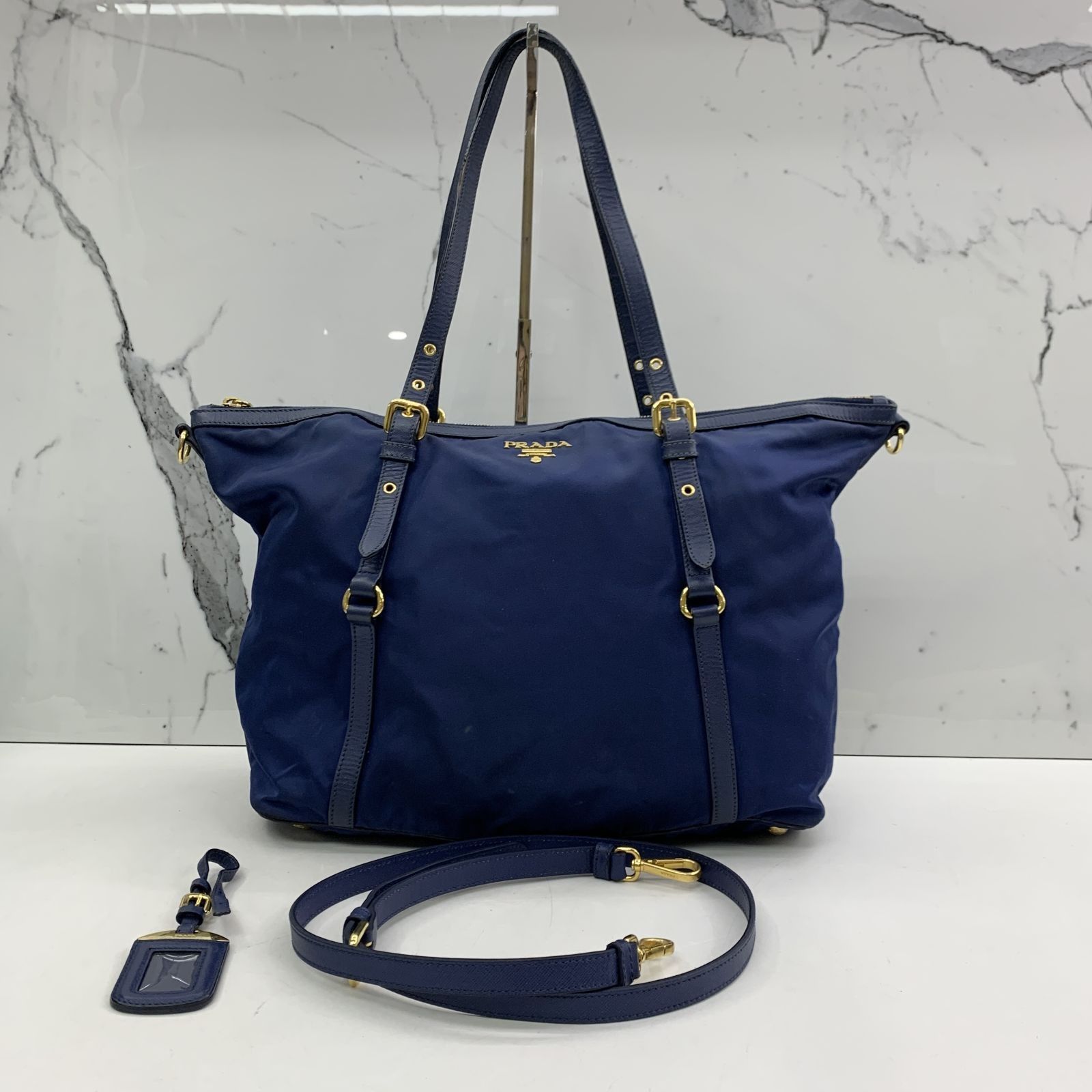 PRADA NYLON WAY TOTE BAG 247035684 HM, Luxury, Bags Wallets on