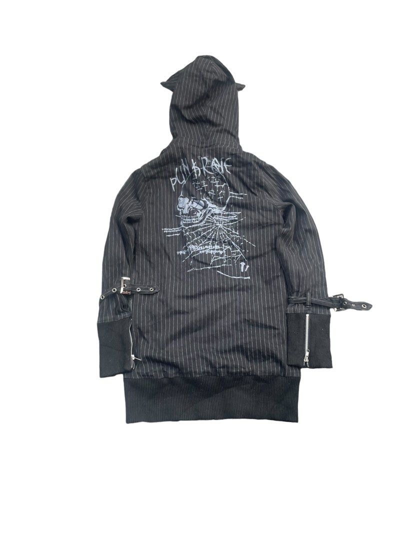 Honey net patchwork hoodie top